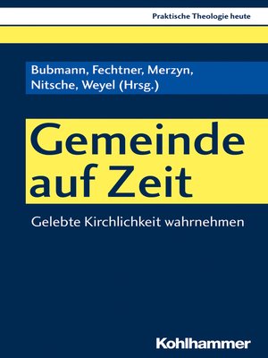 cover image of Gemeinde auf Zeit